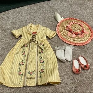 American Girl Felicity Tea Lesson Gown